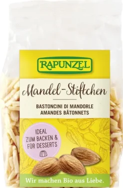 RAPUNZEL Nüsse|Glutenfreie Lebensmittel^- Mandelstiftchen, 100g