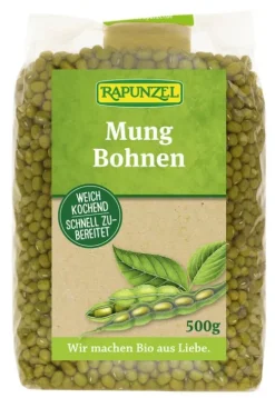 RAPUNZEL Hülsenfrüchte|Hülsenfrüchte^- Mungbohnen, 500g