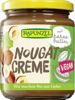 RAPUNZEL Vegane Brotaufstriche|Glutenfreie Lebensmittel^- Nougat-Creme mit Kakaobutter 250g