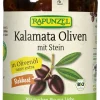 RAPUNZEL Oliven|Glutenfreie Lebensmittel^- Oliven Kalamata violett, mit Stein in Olivenöl, 335g