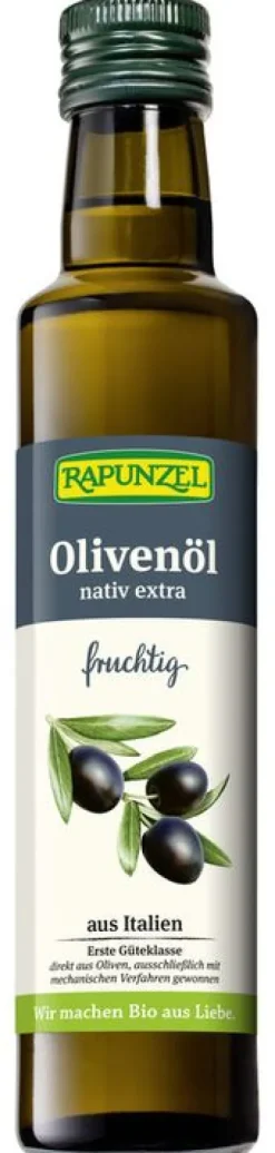RAPUNZEL Fette & Öle|Glutenfreie Lebensmittel^- Olivenöl fruchtig, nativ extra, 250ml