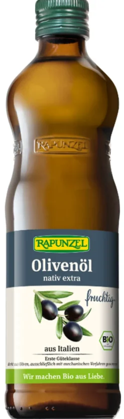 RAPUNZEL Fette & Öle|Glutenfreie Lebensmittel^- Olivenöl fruchtig, nativ extra, 500ml