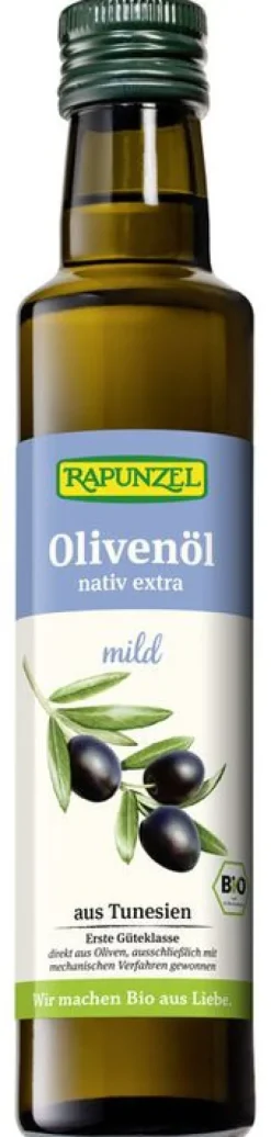 RAPUNZEL Fette & Öle|Glutenfreie Lebensmittel^- Olivenöl mild, nativ extra, 250ml