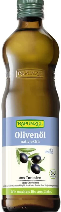 RAPUNZEL Fette & Öle|Glutenfreie Lebensmittel^- Olivenöl mild nativ extra, bio, 0,5 L