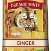 RAPUNZEL Bonbons|Glutenfreie Lebensmittel^- Organic Mints Ginger HIH Nachfüllbeutel, 100g