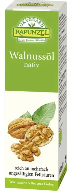 RAPUNZEL Fette & Öle|Glutenfreie Lebensmittel^- OXYGUARD® Walnussöl nativ, 100ml