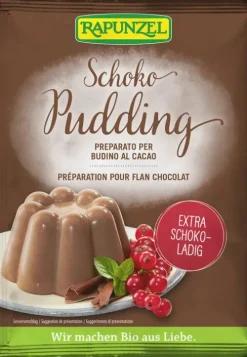 RAPUNZEL Backzutaten|Glutenfreie Lebensmittel^- Puddingpulver Schoko, 43g