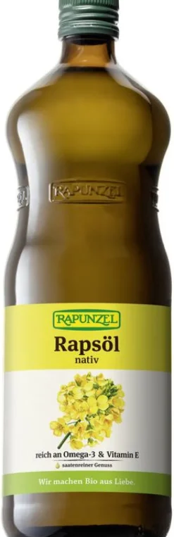 RAPUNZEL Fette & Öle|Glutenfreie Lebensmittel^- Rapsöl nativ bio 1 L