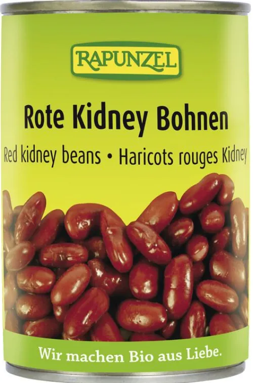RAPUNZEL Glutenfreie Lebensmittel^- Rote Kidney Bohnen in der Dose, bio 400g