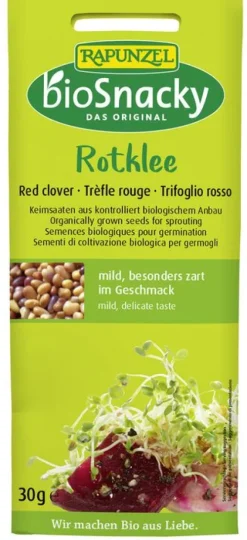 RAPUNZEL Glutenfreie Lebensmittel^- Rotklee bioSnacky, 30g