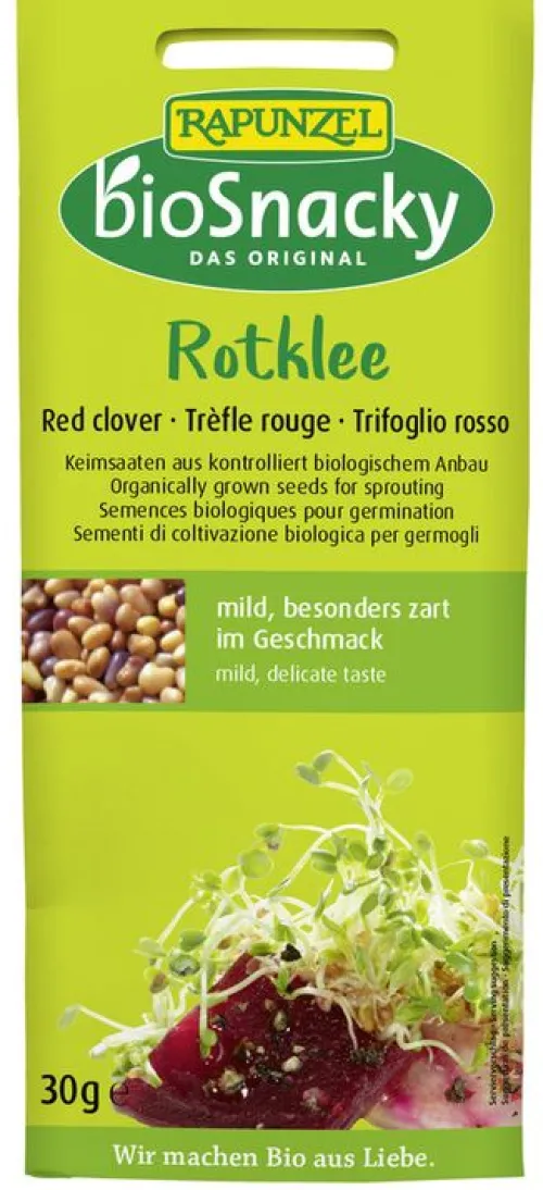 RAPUNZEL Glutenfreie Lebensmittel^- Rotklee bioSnacky, 30g