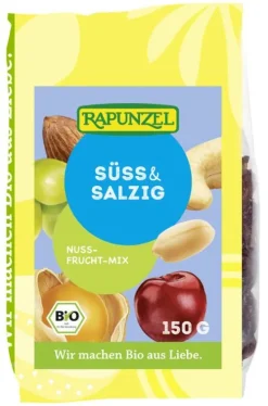 RAPUNZEL Glutenfreie Lebensmittel^- Süß & Salzig Nuss-Frucht-Mix, 150g