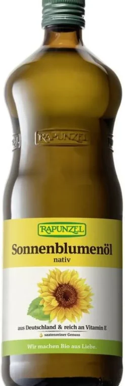 RAPUNZEL Fette & Öle|Glutenfreie Lebensmittel^- Sonnenblumenöl nativ, 1l