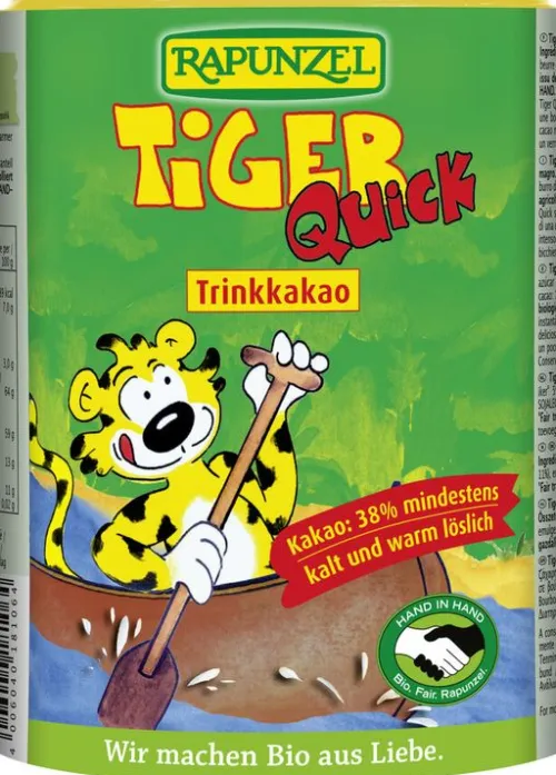 RAPUNZEL Glutenfreie Lebensmittel^- Tiger Quick HIH Instant-Trinkkakao, 400g