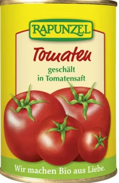 RAPUNZEL Glutenfreie Lebensmittel^- Tomaten, geschält, 400g