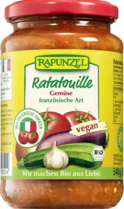 RAPUNZEL Saucen Und Dressing|Glutenfreie Lebensmittel^- Tomatensauce Ratatouille, 335ml