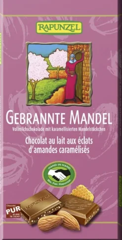 RAPUNZEL Schokolade^- Vollmilch Schokolade Gebrannte Mandel HIH, 100g