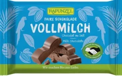 RAPUNZEL Schokolade|Glutenfreie Lebensmittel^- Vollmilch Schokolade, bio 100g