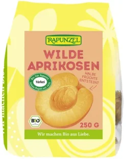 RAPUNZEL Trockenfrüchte^- Wilde Aprikosen halb, entsteint, Projekt, 250g