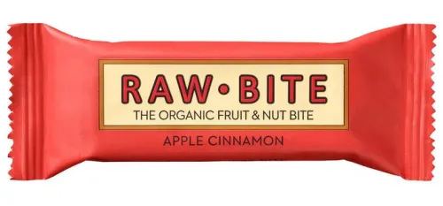 Organic Friends & Sports GmbH Fruchtschnitten^Raw Bite - Apple Cinnamon 50g