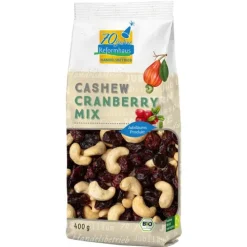Reformhaus Eigenmarke Nüsse|Mischungen^Reformhaus - Bio Cashew- Cranberry Mix, 400g