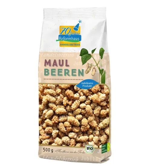 Reformhaus Eigenmarke Trockenfrüchte^Reformhaus - Bio Maulbeeren, 500g