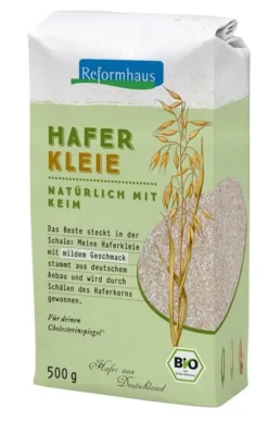 Reformhaus Eigenmarke Schrote|Breie & Müsli^Reformhaus - Haferkleie bio 500g