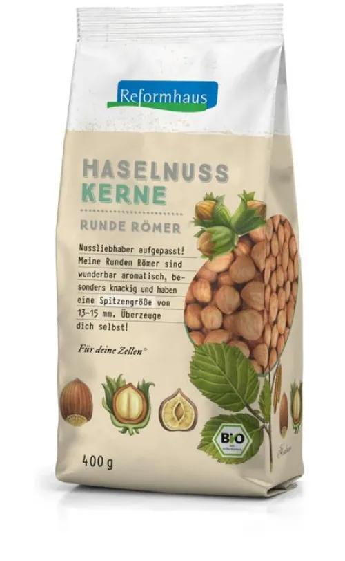 Reformhaus Eigenmarke Nüsse^Reformhaus - Haselnusskerne Runde Römer bio 400g