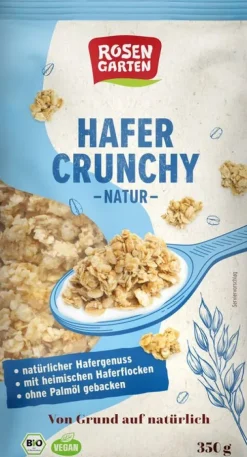Minderleinsmuehle GmbH & Co. KG Breie & Müsli^Rosengarten - Hafer-Crunchy Natur, 350g