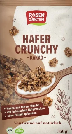 Minderleinsmuehle GmbH & Co. KG Breie & Müsli^Rosengarten - Hafer-Crunchy Kakao, 350g
