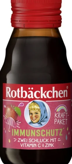RABENHORST Fruchtsäfte|Glutenfreie Lebensmittel^Rotbäckchen - Kraftpaket Immunschutz Shot 60ml