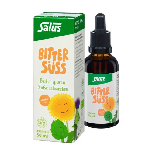 SALUS Verdauung|Leber Und Galle^- Bitter Süss Tropfen alkoholfrei bio, 50ml
