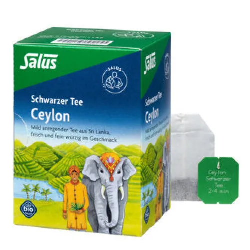 SALUS Kräutertee^- Ceylon schwarzer Tee, bio 15 FB