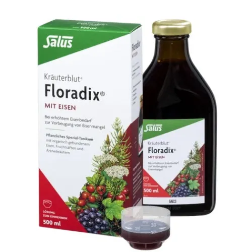 SALUS Tonikas Und Elixiere^- Floradix Kräuterblut mit Eisen 500ml