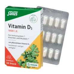 SALUS Vitamine Und Mineralien|Immunsystem^- Vitamin D3 1000 vegan 30 Kapseln