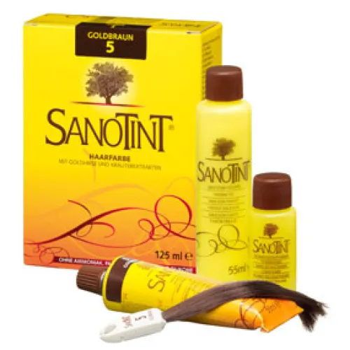 Sanotint Naturkosmetik^- Haarfarbe 5 Goldbraun 125ml