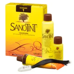 Sanotint Naturkosmetik^- Haarfarbe 1 Schwarz 125ml