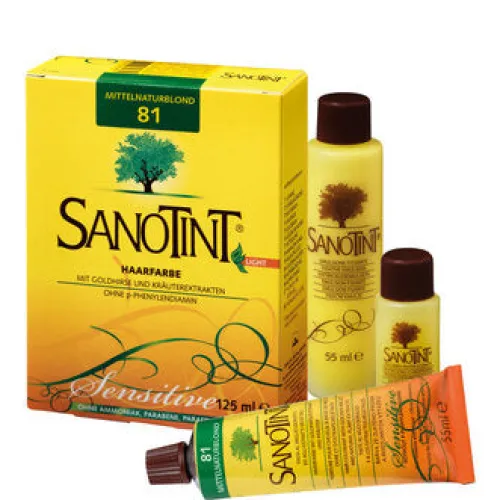 Sanotint Naturkosmetik^- Haarfarbe sensitive Nr. 81 mittelnaturblond, 125ml