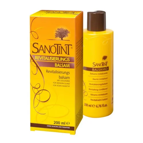 Sanotint Haarpflege|Naturkosmetik^- Revitalisierungsbalsam mit Goldhirse, 200ml