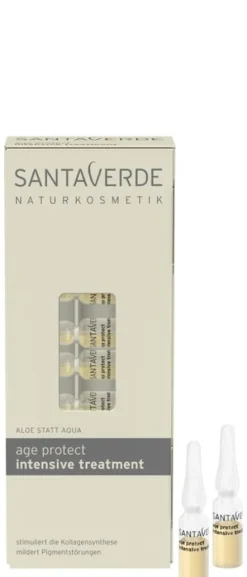 Santaverde Gesichtspflege|Naturkosmetik^- age protect intensive treatment 10x 1ml