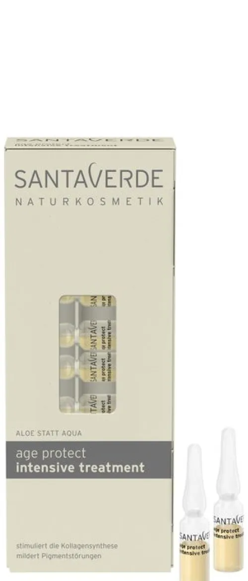 Santaverde Gesichtspflege|Naturkosmetik^- age protect intensive treatment 10x 1ml