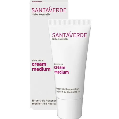 Santaverde Gesichtspflege|Naturkosmetik^- aloe vera cream medium 30ml