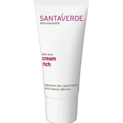 Santaverde Gesichtspflege|Naturkosmetik^- aloe vera cream rich 30ml
