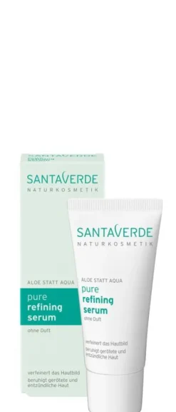 Santaverde Gesichtspflege|Naturkosmetik^-  PURE refining serum ohne Duft, 30ml