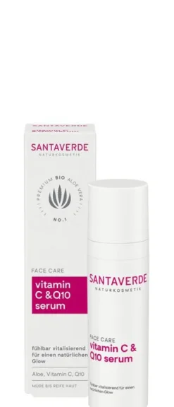 Santaverde Gesichtspflege|Naturkosmetik^- Vitamin C & Q10 Serum, 30ml