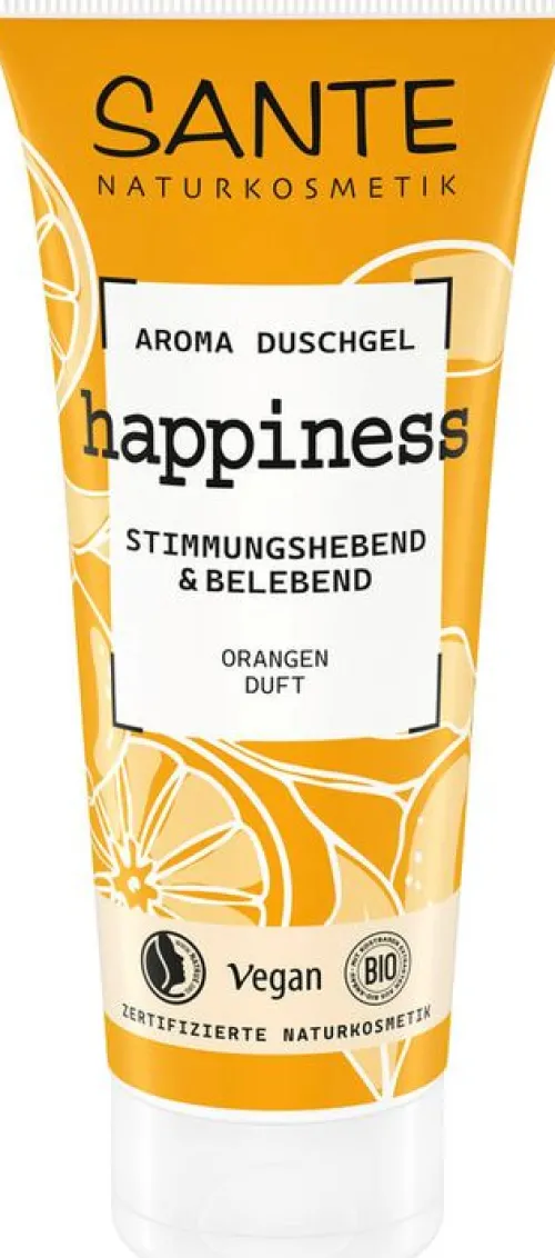 SANTE Duschgel|Hautpflege^- AROMA DUSCHGEL happiness, 200ml