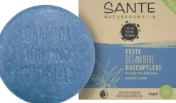 SANTE Duschgel|Hautpflege^- Feste Duschpflege Ocean Dive, 80g