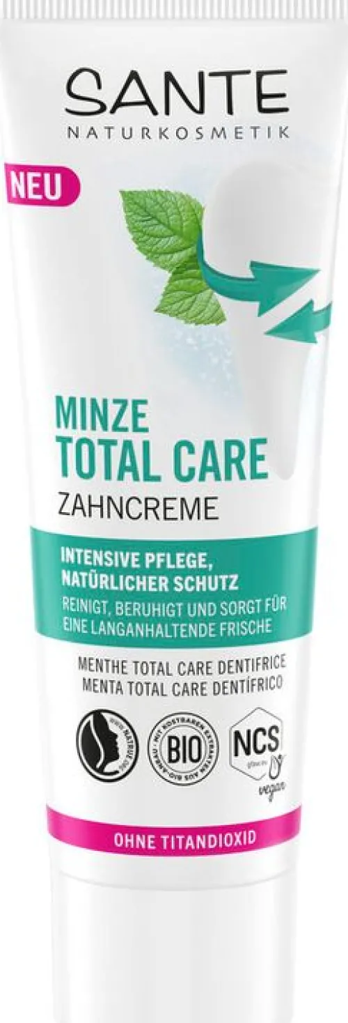 SANTE Mund- Und Zahnpflege^- Minze Total Care Zahncreme, 75ml