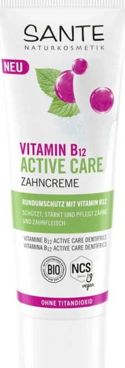 SANTE Mund- Und Zahnpflege^- Vitamin B12 Active Care Zahncreme, 75ml