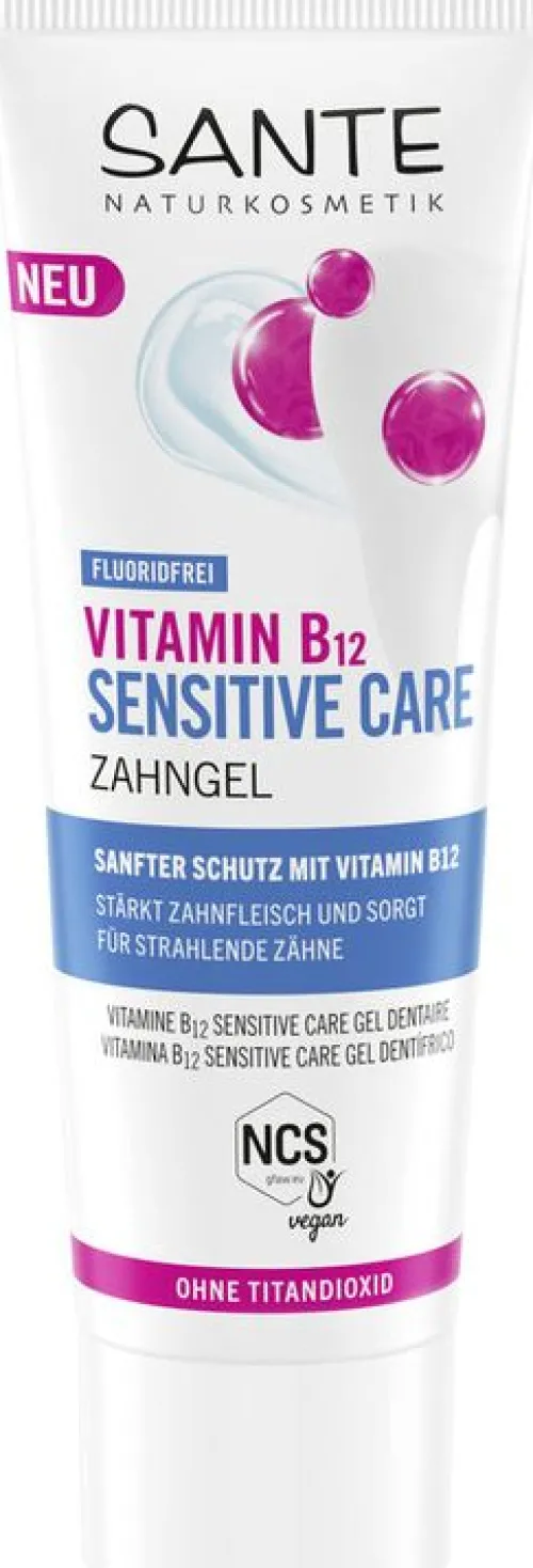 SANTE Mund- Und Zahnpflege^- Vitamin B12 Sensitive Care Zahngel, 75ml